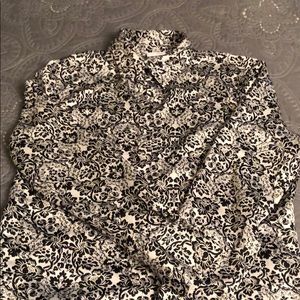 Silky and stunning long sleeve blouse